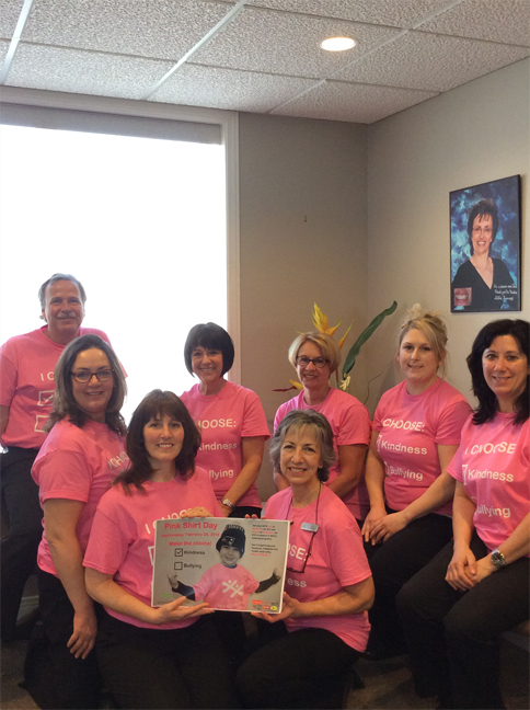 Pink Shirt Day 2018 at Cornwall Dental Arts